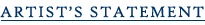Artist's Statement - Telfair